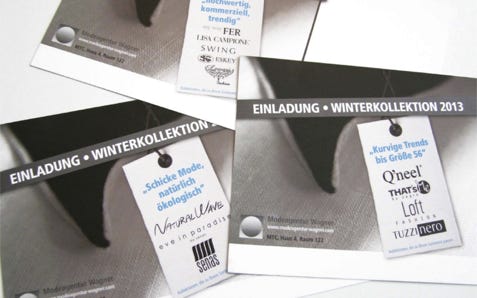 Modeagentur Wagner, Kundenmailing