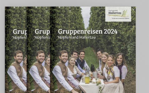 Hopfenland Hallertau Tourismus Broschüre Gruppenreisen