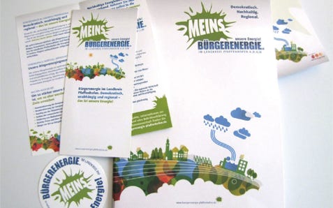 Bürgerenergie Landkreis Pfaffenhofen Corporatedesign