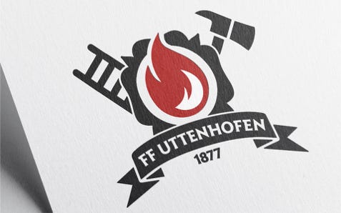 Logodesign für die Freiwillige Feuerwehr Uttenhofen