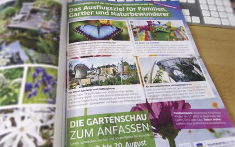 Gartenschau Pfaffenhofen, Anzeige